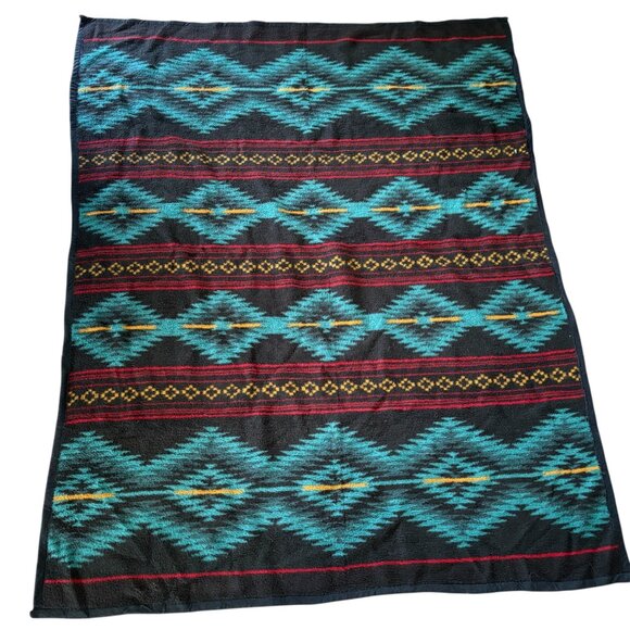 Biederlack Native Print Aztec Southwestern Blanket - Picture 1 of 5